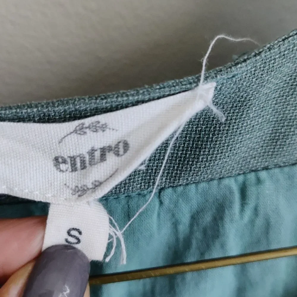 Entro button down  tank dress - Picture 2 of 8